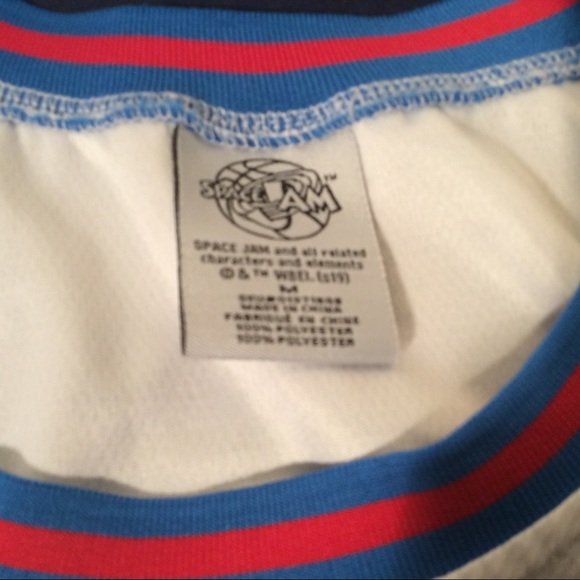 Vintage Space Jam Tune Squad basketball Jersey mens size medium - Picture 7 of 8